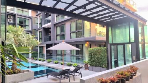 Swimmingpoolen hos eller tæt på Silk Ao Nang Condominium