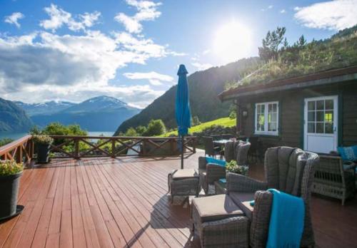 Naturlandskabet i nærheden af feriehuset