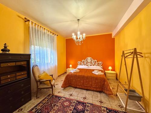 Katil atau katil-katil dalam bilik di ò Firrìu