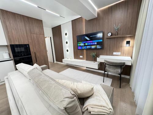 Kuhinja ili čajna kuhinja u objektu Lux Apartment with Balcony