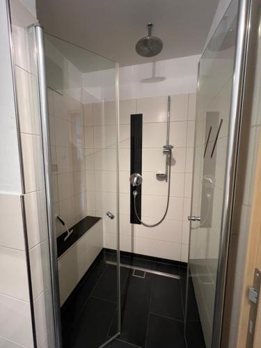 Phòng tắm tại Haflinger Hof Detig