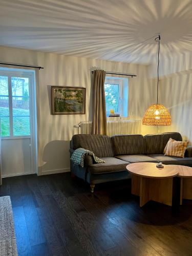 Posezení v ubytování Sjöbacken - Lovely apartment in the heart of Braås