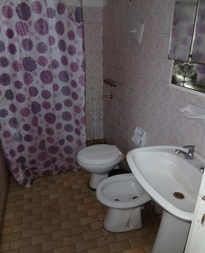 Koupelna v ubytování Lo de Susi