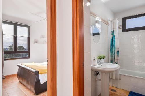 Et badeværelse på Casa Lunnett