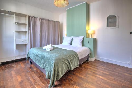 Llit o llits en una habitació de L'échappée verte