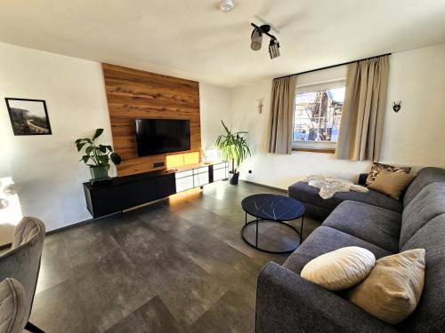 TV a/nebo společenská místnost v ubytování Villa Sonneck