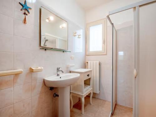 Et badeværelse på Camera matrimoniale con bagno