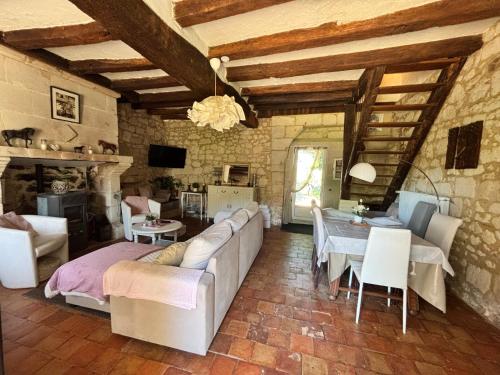 Fotografie z fotogalerie ubytování Gite la Poitevinière, jardin, barbecue, proche Saumur, 7 couchages v destinaci Neuillé