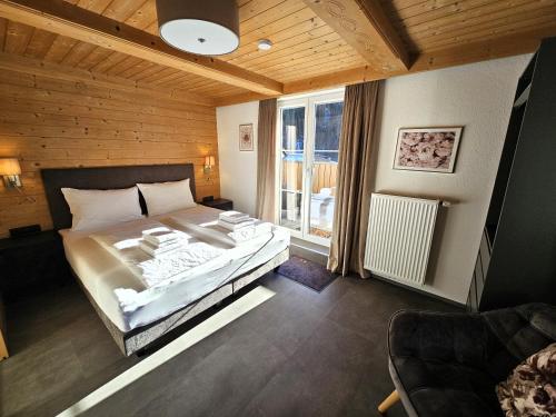 Postel nebo postele na pokoji v ubytování Villa Sonneck