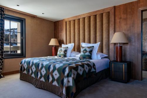 En eller flere senge i et værelse på Lodge Park