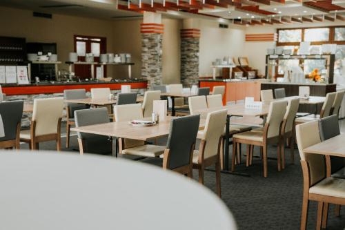 En restaurant eller et andet spisested på Apartmán Aqua Bešeňová