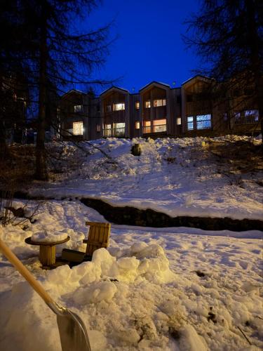 Appartement l'edelweiss v zimě