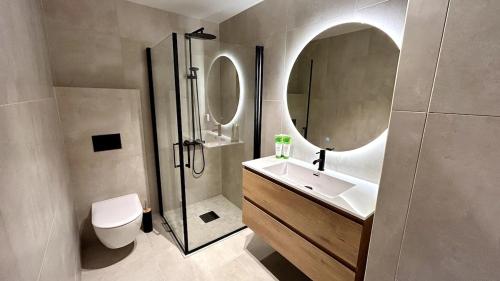 Koupelna v ubytování Apartment Suite in Os