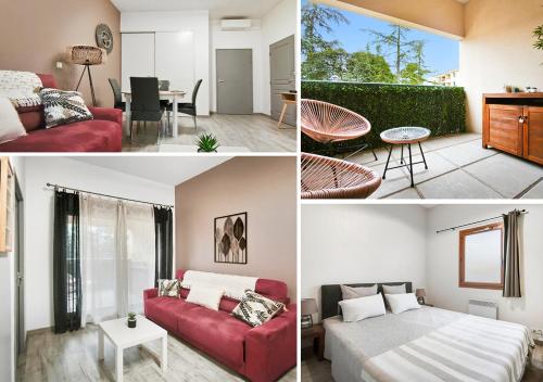 Ảnh trong thư viện ảnh của T2 moderne avec piscine, terrasse et parking privé ở Uzès