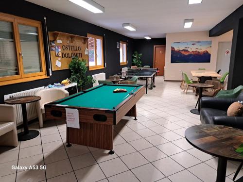 Billardbord på Lunga Via Delle Dolomiti