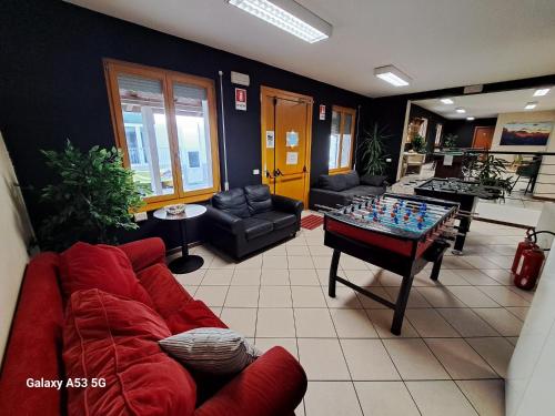 Et opholdsområde på Lunga Via Delle Dolomiti