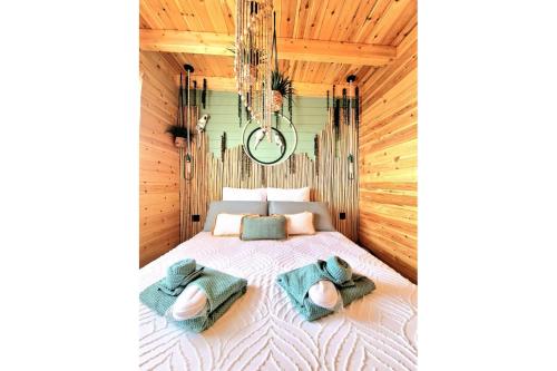 En eller flere senge i et værelse på DaKe Casetta Tenerife Village