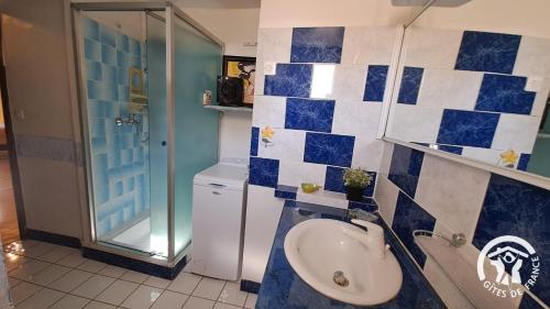 Phòng tắm tại Au pre vert