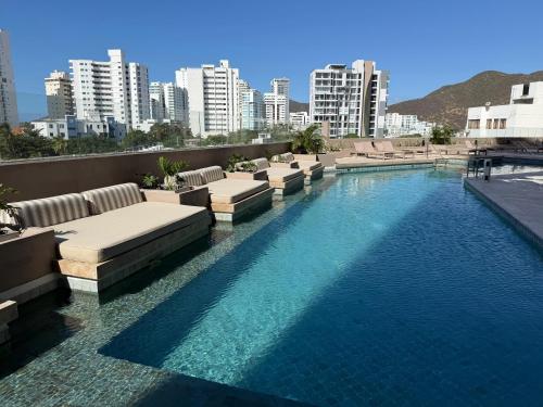 Swimmingpoolen hos eller tæt på Reserva del Mar II 821