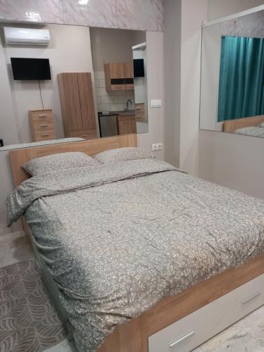 En eller flere senge i et værelse på Litsa Fit