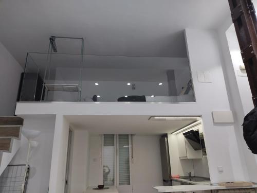 Industrial style duplex apartment