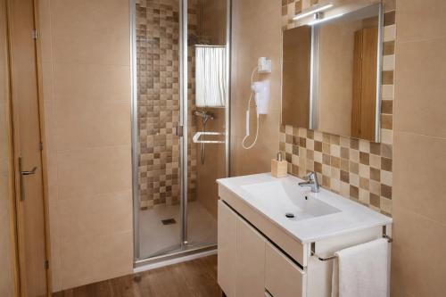 Et badeværelse på Casa Rural La Nava