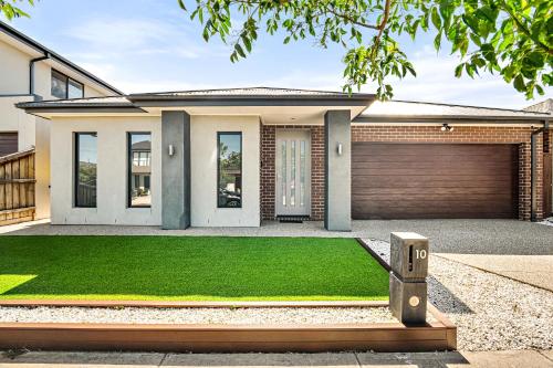 Bygningen som feriehuset ligger i