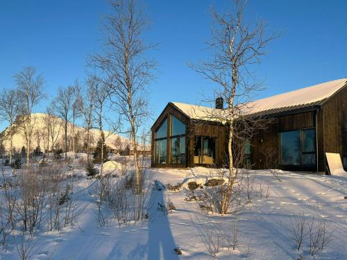 Mountain Cabin With Beautiful Lake View om vinteren