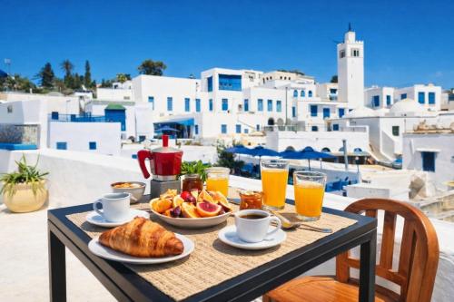 Mad i villaen eller i nærheden