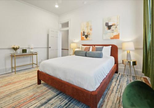 Postel nebo postele na pokoji v ubytování Nesting Escapes at Abercorn