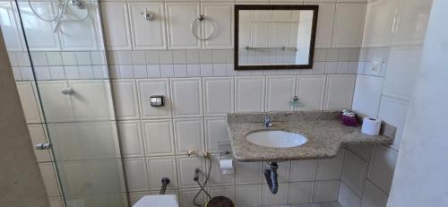 Een badkamer bij Hotel Norte Sul