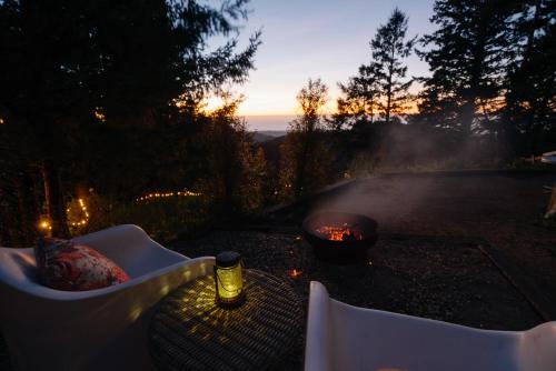 Naturlandskabet i nærheden af lejligheden