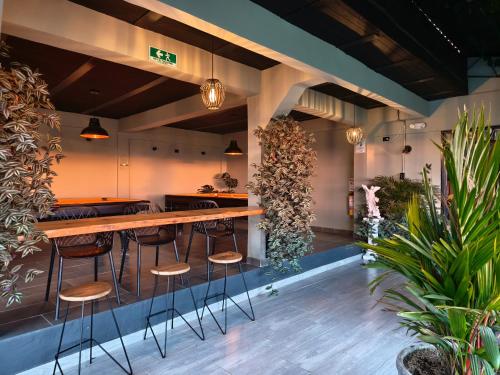 Køkken eller tekøkken på San Gabriel Via Termales Santa Rosa