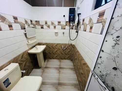 Koupelna v ubytování Nishadi Holiday Inn Kataragama