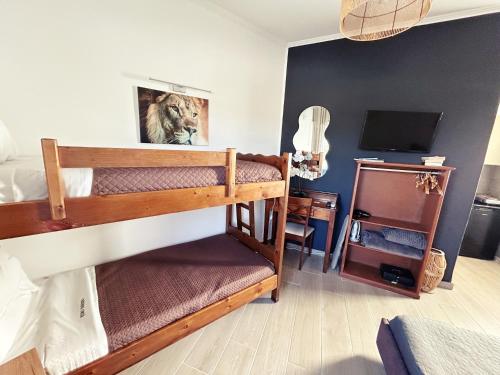 Postel nebo postele na pokoji v ubytování Pedro Navarino 6A Laganas