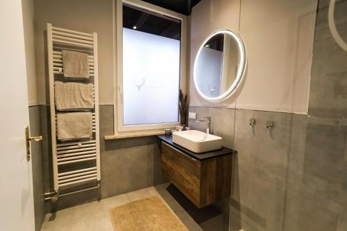 Et badeværelse på Landhotel Villa Foresta