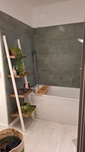 Phòng tắm tại La Villa du Teich