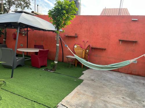 Sân trong/khu vực ngoài trời tại Residência Águia