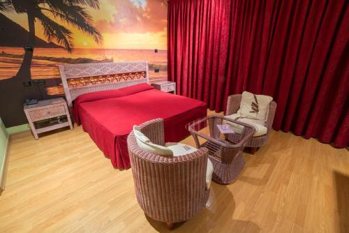 Posezení v ubytování Motel Acropolis