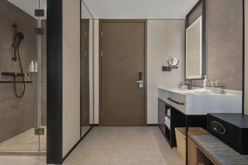 Et badeværelse på Fairfield by Marriott Shanghai Qingpu