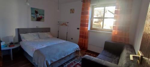 En eller flere senge i et værelse på Two bedroom Apartment in Sankt Englmar, Bavaria