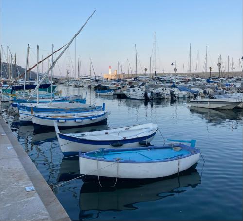 Menton 2 pièces climatisé à côté de la plage rue palmaro