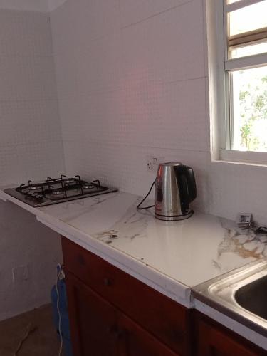 Kuchyň nebo kuchyňský kout v ubytování Cassiane apartments