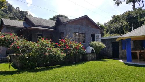 Jardín al aire libre en Villas de Atitlan