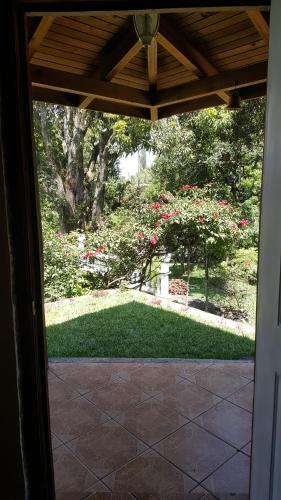 Jardín al aire libre en Villas de Atitlan