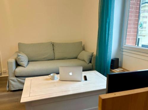 Et opholdsområde på Escapade à Lion sur Mer-Plages du Débarquement