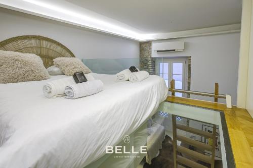 En eller flere senge i et værelse på Magnifique studio, élégant, au cœur de Monaco