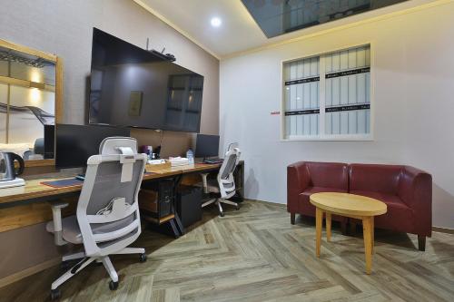 Zona d'estar a Palace Hotel