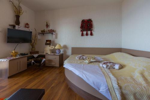 Romantisches Studio-Apartment nur 650 Meter zum Strand mit Meerblick, Fitnessraum