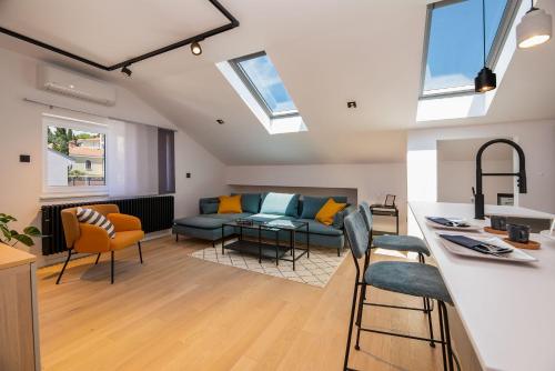 Moderne Penthousewohnung nur 180 Meter zum Strand mit herrlicher Dachterrasse